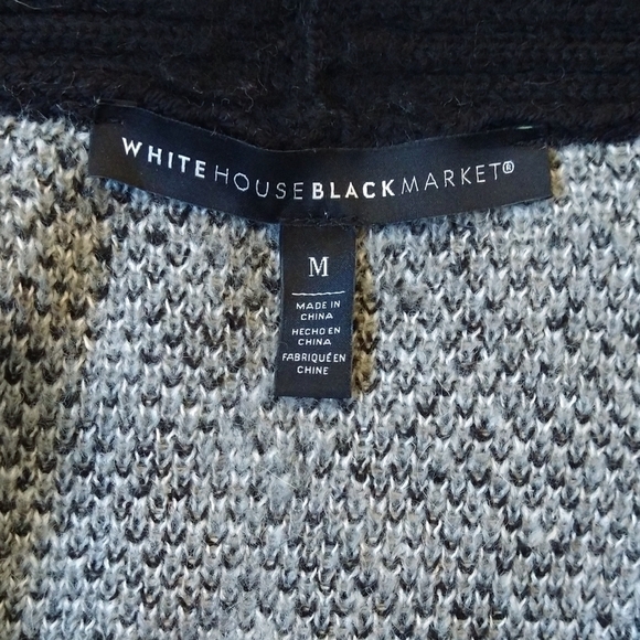 White House Black Market Tiger Print Kimono Cover-Up Open Front Sweater Cozy - Picture 5 of 8